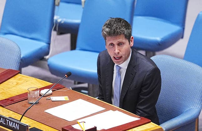 OpenAI CEO Sam Altman attends the UN Security Council meeting on Artificial Intelligence NEW YORK, UNITED STATES - SEPTEMBER 23: OpenAI CEO Sam Altman attends the United Nations Security Council (UNSC) meeting on Artificial Intelligence during the 81st UN General Assembly, at UN Headquarters in New York City, US, September 23, 2026. Selcuk Acar Anadolu New York United States. Editorial use only. Please get in touch for any other usage.  Copyright: x2026xAnadoluxSelcukxAcarx