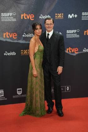 Brad Pitt and Ines de Ramon at photocall for film Heart of the Beast during the 74nd San Sebastian Film Festival in San Sebastian, Spain, on Wednesday, 23 September, 2026. Cordon Press 
