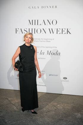 IPA88882258 - Milan, Milan Women™s Fashion Week Spring Summer 2027 - Women™s Fashion, Spring Summer 2027 - Gala Dinner hosted by the National Chamber of Italian Fashion - Arrivals In the photo: Guest  Copyright: xRiccardoxGIordanox xRiccardoxGiordano IPAx IPA88882258