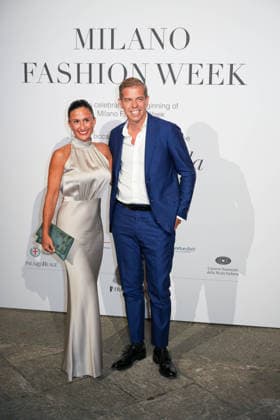IPA88882261 - Milan, Milan Women™s Fashion Week Spring Summer 2027 - Women™s Fashion, Spring Summer 2027 - Gala Dinner hosted by the National Chamber of Italian Fashion - Arrivals In the photo: Guest  Copyright: xRiccardoxGIordanox xRiccardoxGiordano IPAx IPA88882261