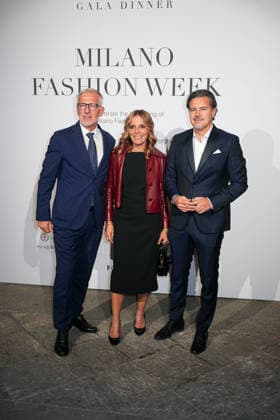 IPA88882262 - Milan, Milan Women™s Fashion Week Spring Summer 2027 - Women™s Fashion, Spring Summer 2027 - Gala Dinner hosted by the National Chamber of Italian Fashion - Arrivals In the photo: Guest  Copyright: xRiccardoxGIordanox xRiccardoxGiordano IPAx IPA88882262
