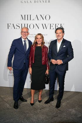 IPA88882263 - Milan, Milan Women™s Fashion Week Spring Summer 2027 - Women™s Fashion, Spring Summer 2027 - Gala Dinner hosted by the National Chamber of Italian Fashion - Arrivals In the photo: Guest  Copyright: xRiccardoxGIordanox xRiccardoxGiordano IPAx IPA88882263