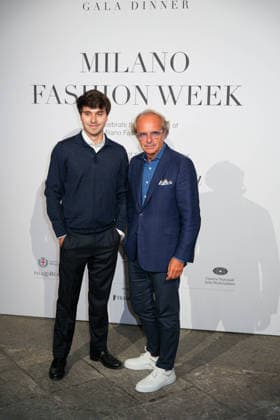 IPA88882265 - Milan, Milan Women™s Fashion Week Spring Summer 2027 - Women™s Fashion, Spring Summer 2027 - Gala Dinner hosted by the National Chamber of Italian Fashion - Arrivals Pictured: Leonardo Della Valle, Andrea Della Valle  Copyright: xRiccardoxGIordanox xRiccardoxGiordano IPAx IPA88882265