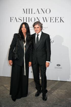 IPA88882270 - Milan, Milan Women™s Fashion Week Spring Summer 2027 - Women™s Fashion, Spring Summer 2027 - Gala Dinner hosted by the National Chamber of Italian Fashion - Arrivals In the photo: Guest  Copyright: xRiccardoxGIordanox xRiccardoxGiordano IPAx IPA88882270