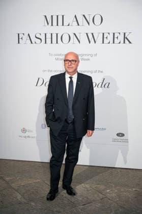 IPA88882277 - Milan, Milan Women™s Fashion Week Spring Summer 2027 - Women™s Fashion, Spring Summer 2027 - Gala Dinner Hosted by the National Chamber of Italian Fashion - Arrivals Pictured: Alfonso Dolce  Copyright: xRiccardoxGIordanox xRiccardoxGiordano IPAx IPA88882277
