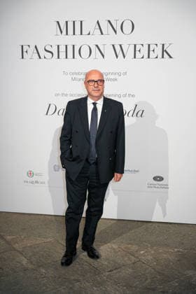 IPA88882279 - Milan, Milan Women™s Fashion Week Spring Summer 2027 - Women™s Fashion, Spring Summer 2027 - Gala Dinner hosted by the National Chamber of Italian Fashion - Arrivals Pictured: Alfonso Dolce  Copyright: xRiccardoxGIordanox xRiccardoxGiordano IPAx IPA88882279