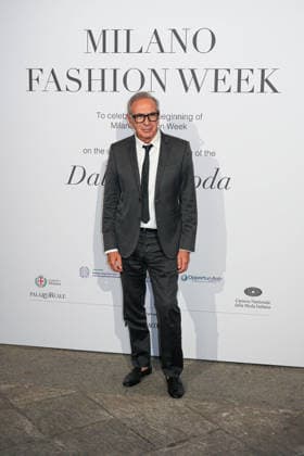 IPA88882444 - Milan, Milan Women™s Fashion Week Spring Summer 2027 - Women™s Fashion, Spring Summer 2027 - Gala Dinner hosted by the National Chamber of Italian Fashion - Arrivals In the photo: Carlo Capasa  Copyright: xRiccardoxGIordanox xRiccardoxGiordano IPAx IPA88882444