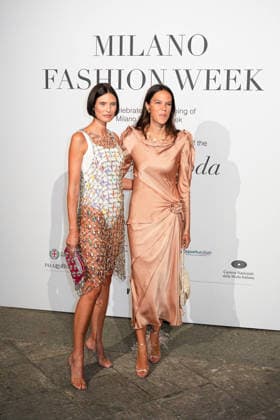 IPA88882507 - Milan, Milan Women™s Fashion Week Spring Summer 2027 - Women™s Fashion, Spring Summer 2027 - Gala Dinner hosted by the National Chamber of Italian Fashion - Arrivals In the photo: Guest  Copyright: xRiccardoxGIordanox xRiccardoxGiordano IPAx IPA88882507