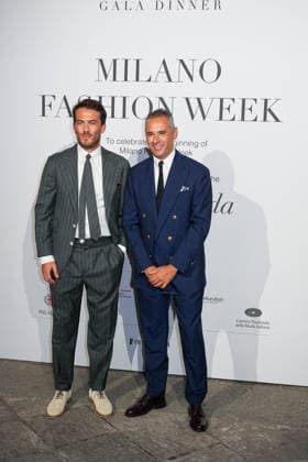 IPA88882521 - Milan, Milan Women™s Fashion Week Spring Summer 2027 - Women™s Fashion, Spring Summer 2027 - Gala Dinner hosted by the National Chamber of Italian Fashion - Arrivals In the photo: Guest  Copyright: xRiccardoxGIordanox xRiccardoxGiordano IPAx IPA88882521