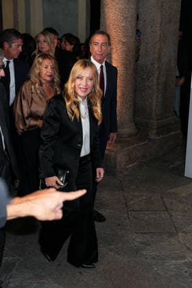 IPA88882624 - Milan, Milan Women™s Fashion Week Spring Summer 2027 - Women™s Fashion, Spring Summer 2027 - Gala Dinner hosted by the National Chamber of Italian Fashion - Arrivals Pictured: Giorgia Meloni  Copyright: xRiccardoxGIordanox xRiccardoxGiordano IPAx IPA88882624