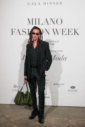 IPA88882664 - Milan, Milan Women™s Fashion Week Spring Summer 2027 - Women™s Fashion, Spring Summer 2027 - Gala Dinner hosted by the National Chamber of Italian Fashion - Arrivals In the photo: Ghali  Copyright: xRiccardoxGIordanox xRiccardoxGiordano IPAx IPA88882664