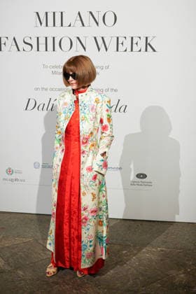 IPA88882614 - Milan, Milan Women™s Fashion Week Spring Summer 2027 - Women™s Fashion, Spring Summer 2027 - Gala Dinner hosted by the National Chamber of Italian Fashion - Arrivals Pictured: Anna Wintour  Copyright: xRiccardoxGIordanox xRiccardoxGiordano IPAx IPA88882614