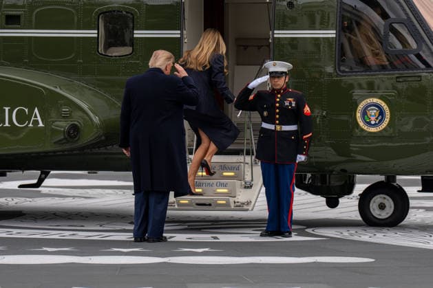 September 23, 2026, Washington, District Of Columbia, USA: President DONALD TRUMP and First Lady MELANIA TRUMP depart the White House aboard Marine One en route to Joint Base Andrews to greet Chinese President XI JINPING in Washington, DC, on September 23, 2026. Washington USA - ZUMAs365 20260923_znp_s365_007 Copyright: xJoeyxSussmanx