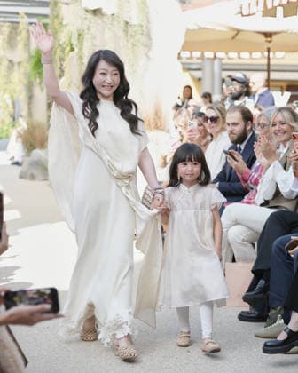September 23, 2026, Milan, Lombardy, Italy: Models present the SARAWONG Spring Summer 2027 collection during Milan Fashion Week in Milan Italy on September 23 2026. The new collection was unveiled at 10 Corso Como during the official Milan Fashion Week Spring Summer 2027 calendar. Milan Italy  - ZUMAp285 20260923_zep_p285_006 Copyright: xGennaroxPiscopox