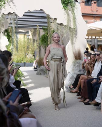 September 23, 2026, Milan, Lombardy, Italy: Models present the SARAWONG Spring Summer 2027 collection during Milan Fashion Week in Milan Italy on September 23 2026. The new collection was unveiled at 10 Corso Como during the official Milan Fashion Week Spring Summer 2027 calendar. Milan Italy  - ZUMAp285 20260923_zep_p285_023 Copyright: xGennaroxPiscopox
