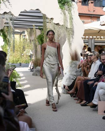September 23, 2026, Milan, Lombardy, Italy: Models present the SARAWONG Spring Summer 2027 collection during Milan Fashion Week in Milan Italy on September 23 2026. The new collection was unveiled at 10 Corso Como during the official Milan Fashion Week Spring Summer 2027 calendar. Milan Italy  - ZUMAp285 20260923_zep_p285_026 Copyright: xGennaroxPiscopox