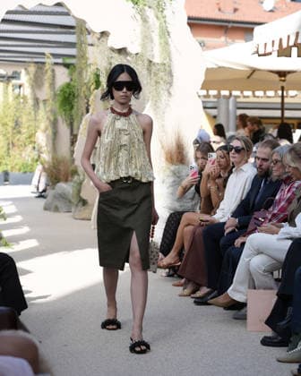 September 23, 2026, Milan, Lombardy, Italy: Models present the SARAWONG Spring Summer 2027 collection during Milan Fashion Week in Milan Italy on September 23 2026. The new collection was unveiled at 10 Corso Como during the official Milan Fashion Week Spring Summer 2027 calendar. Milan Italy  - ZUMAp285 20260923_zep_p285_037 Copyright: xGennaroxPiscopox
