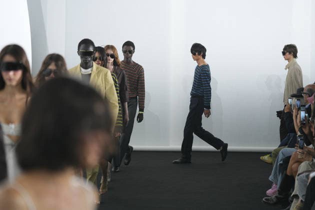 IPA88885014 - Milan, Milan Women™s Fashion Week Spring Summer 2027 - Women™s Fashion, Spring Summer 2027 - Maison Margiela fashion show - runway Pictured: models  Copyright: xRiccardoxGIordanox xRiccardoxGiordano IPAx IPA88885014