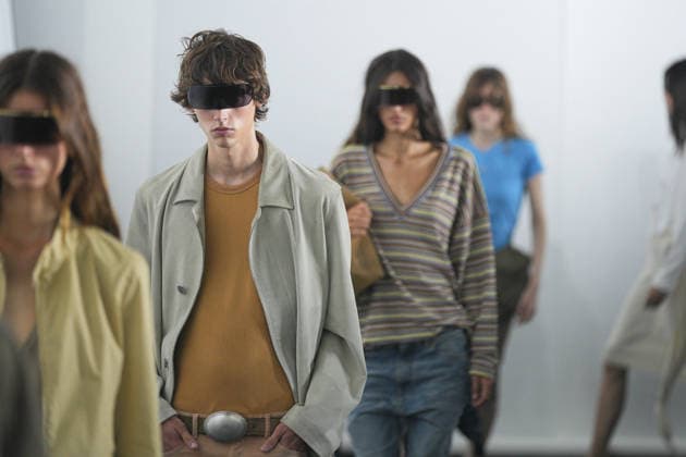 IPA88885019 - Milan, Milan Women™s Fashion Week Spring Summer 2027 - Women™s Fashion, Spring Summer 2027 - Maison Margiela fashion show - runway In the photo: models  Copyright: xRiccardoxGIordanox xRiccardoxGiordano IPAx IPA88885019