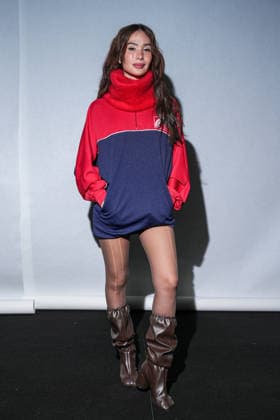 IPA88885957 - Milan, Milan Women™s Fashion Week Spring Summer 2027 - Women™s Fashion, Spring Summer 2027 - Maison Margela fashion show - front row Pictured: Heart Evangelista  Copyright: xRiccardoxGIordanox xRiccardoxGiordano IPAx IPA88885957