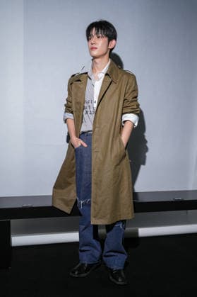 IPA88885960 - Milan, Milan Women™s Fashion Week Spring Summer 2027 - Women™s Fashion, Spring Summer 2027 - Maison Margiela fashion show - front row Pictured: Park Siwoo  Copyright: xRiccardoxGIordanox xRiccardoxGiordano IPAx IPA88885960