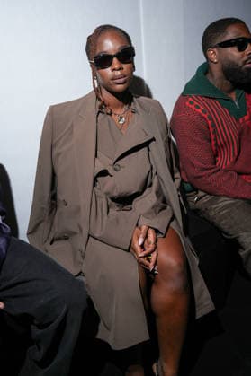 IPA88885980 - Milan, Milan Women™s Fashion Week Spring Summer 2027 - Women™s Fashion, Spring Summer 2027 - Maison Margiela fashion show - front row Pictured: guest  Copyright: xRiccardoxGIordanox xRiccardoxGiordano IPAx IPA88885980