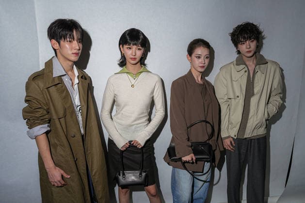 IPA88886024 - Milan, Milan Women™s Fashion Week Spring Summer 2027 - Women™s Fashion, Spring Summer 2027 - Maison Margiela fashion show - front row Pictured: Park Siwoo, Paris, Zhou Guo, Yuxin, Lyu Sitong  Copyright: xRiccardoxGIordanox xRiccardoxGiordano IPAx IPA88886024