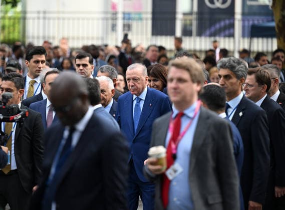 Turkish President Erdogan walks from UN headquarters to Turkish House NEW YORK, UNITED STATES - SEPTEMBER 23: Turkish President Recep Tayyip Erdogan walks from the United Nations Headquarters to the Turkish House following the UN Secretary-General’s Climate Event at the United Nations Headquarters in New York City, United States, on September 23, 2026. Mehmet Ali Ozcan Anadolu New York United States. Editorial use only. Please get in touch for any other usage.  Copyright: x2026xAnadoluxMehmetxAlixOzcanx