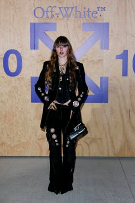 MFW Spring Summer 2027 Off-White™ 10x10 Imaginary Palace Party MP MILAN, ITALY - SEPTEMBER 23: BTW Nicole attends Off-White™ 10x10 Imaginary Palace during Milan Fashion Week Womenswear Spring Summer 2027 on September 23, 2026 in Milan, Italy. Photo by Marco Piovanotto Abacapress.com Milan Italy  Copyright: xPiovanottoxMarco ABACAx