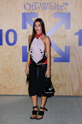 MFW Spring Summer 2027 Off-White™ 10x10 Imaginary Palace Party MP MILAN, ITALY - SEPTEMBER 23: Ginevra Mavilla attends Off-White™ 10x10 Imaginary Palace during Milan Fashion Week Womenswear Spring Summer 2027 on September 23, 2026 in Milan, Italy. Photo by Marco Piovanotto Abacapress.com Milan Italy  Copyright: xPiovanottoxMarco ABACAx