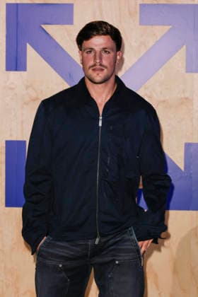 MFW Spring Summer 2027 Off-White™ 10x10 Imaginary Palace Party MP MILAN, ITALY - SEPTEMBER 23: Luca Bish attends Off-White™ 10x10 Imaginary Palace during Milan Fashion Week Womenswear Spring Summer 2027 on September 23, 2026 in Milan, Italy. Photo by Marco Piovanotto Abacapress.com Milan Italy  Copyright: xPiovanottoxMarco ABACAx