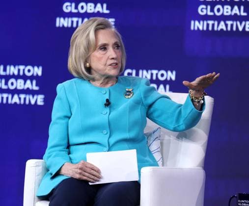 September 23, 2026, New York, New York, USA: Former Secretary of State HILLARY CLINTON seen during the Clinton Global Initiative 2026 Day 2 (CGI) held at the New York Hilton Hotel. New York USA - ZUMAk03_ 20260923_zaf_k03_157 Copyright: xNancyxKaszermanx