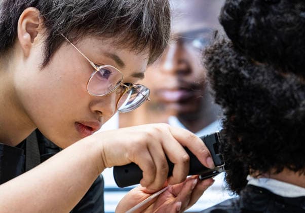SHANGHAI, CHINA - SEPTEMBER 23: A competitor from Team China cuts a model s hair during the Hairdressing competition on the first day of WorldSkills Shanghai 2026 on September 23, 2026 in Shanghai, China. The 48th World Skills Competition features contestants from various countries and regions competing in multiple skill categories.  Copyright: xChinaxNewsxServicex 111668957661