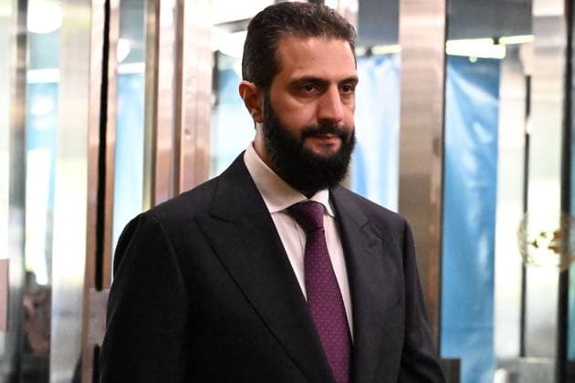 Day 2 of the Opening of the UNGA President Ahmad Al-Sharaa of the Syrian Arab Republic arrives for day 2 of the opening of the 81st Session of the United Nations General Assembly at United Nations Headquarters in New York, New York, USA on Wednesday, 23 September, 2026. Credit: CNP AdMedia EDITORIAL USE ONLY  Copyright: xx CNPx xAdMediax admphotosthree017675