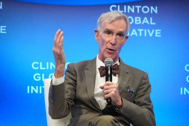 September 23, 2026, New York, Ny, USA: BILL NYE attends the Clinton Global Initiative 2026 Annual Meeting, Day 2,.New York Hilton Midtown, NYC.September 23, 2026. New York USA - ZUMAms4_ 20260923_faf_ms4_023 Copyright: xSoniaxMoskowitzxGordonx