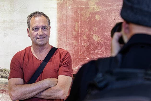 September 23, 2026, Düsseldorf: Artist Dieter Nuhr at the opening of the Foundations of Düsseldorf World Tour exhibition at Düsseldorf City Hall, North Rhine-Westphalia, Germany