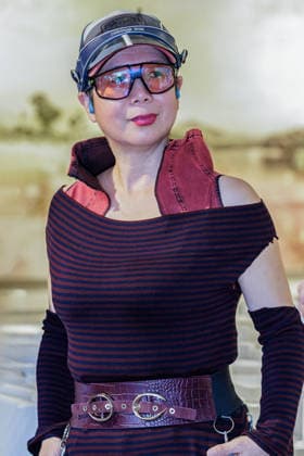 September 23, 2026, Düsseldorf: Painter Jiny Lan at the opening of the exhibition Foundations of Düsseldorf World Tour at Düsseldorf City Hall, North Rhine-Westphalia, Germany