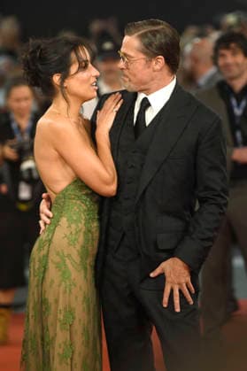 Brad Pitt with his girlfriend Ines de Ramon at the premiere of the film *Heart of the Beast* at the 74th San Sebastián International Film Festival (Festival Internacional de Cine de San Sebastián) at the Kurassl in San Sebastián, September 23, 2026 Foto:xC.xNiehausx xFuturexImagex beast_6923
