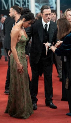 Brad Pitt, Ines de Ramon — — Screening of *Heart of the Beast* during the 74th San Sebastián International Film Festival (SSIFF) at the Kursaal Palace in San Sebastián on September 23, 2026, San Sebastián, Spain  Copyright: xLALOxYASKYx xBESTIMAGExLALOxYASKYx xBESTIMAGEx