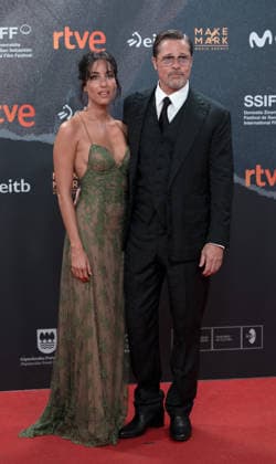 Brad Pitt, Ines de Ramon — — Screening of *Heart of the Beast* during the 74th San Sebastián International Film Festival (SSIFF) at the Kursaal Palace in San Sebastián on September 23, 2026, San Sebastián, Spain  Copyright: xLALOxYASKYx xBESTIMAGExLALOxYASKYx xBESTIMAGEx