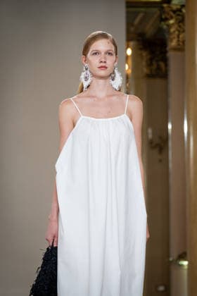 KEQIAO fashion show during the Milan Fashion Week - Womenswear Spring Summer 2027 in Milan, Italy, on 23 September 2026. A model walks the runway at KEQIAO fashion show during the Milan Fashion Week - Womenswear Spring Summer 2027 in Milan, Italy, on 23 September 2026., Credit:Stefano Costantino TTL Stefano Costantino Avalon Italy, Milan  Copyright: xStefanoxCostantinoxTTLx xStefanoxCostantinox xAvalonx 1137646183