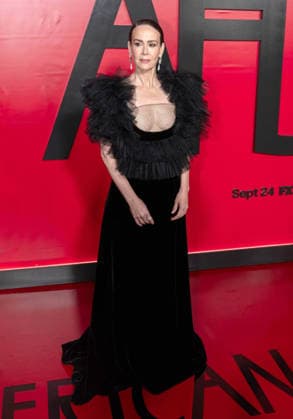 NEW YORK, NEW YORK - SEPTEMBER 23: Sarah Paulson at FX s American Horror Story: 13 Celebration Event at Hotel Chelsea on September 23, 2026 in New York City. Credit: Camara Porter USA  - ZUMAa123 20260923_zaa_a123_163 Copyright: xAdMediax