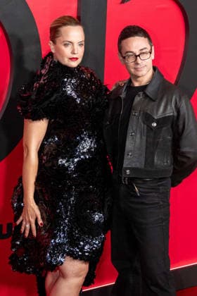 NEW YORK, NEW YORK - SEPTEMBER 23: Mena Suvari and Christian Siriano at FX s American Horror Story: 13 Celebration Event at Hotel Chelsea on September 23, 2026 in New York City. Credit: Camara Porter USA  - ZUMAa123 20260923_zaa_a123_170 Copyright: xAdMediax