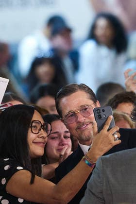 San Sebastián - Heart Of The Best Screening Brad Pitt attended Heart of the Beast Red Carpet during 74th San Sebastian International Film Festival at Kursaal Theatre on September 23, 2026 in Donostia San Sebastian, Spain Photo by ABACAPRESS.COM San Sebastian Euskadi Spain  Copyright: xABACAx