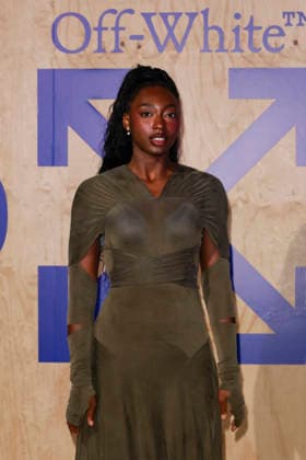 MFW Spring Summer 2027 Off-White™ 10x10 Imaginary Palace Party MP MILAN, ITALY - SEPTEMBER 23: Aniya Harvey attends Off-White™ 10x10 Imaginary Palace during Milan Fashion Week Womenswear Spring Summer 2027 on September 23, 2026 in Milan, Italy. Photo by Marco Piovanotto Abacapress.com Milan Italy  Copyright: xPiovanottoxMarco ABACAx
