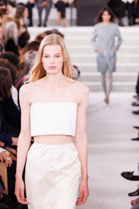 IPA88882696 - Milan, Milan Women™s Fashion Week Spring Summer 2027 - Women™s Fashion, Spring Summer 2027 - Jil Sander fashion show - pictured on the runway: Model.  Copyright: xCinziaxCamelax xx IPA88882696