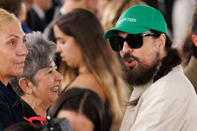 IPA88883573 - Milan, Milan Women™s Fashion Week Spring Summer 2027 - Women™s Fashion, Spring Summer 2027 - Jil Sander fashion show - front row - pictured: Alessandro Michele.  Copyright: xCinziaxCamelax xx IPA88883573