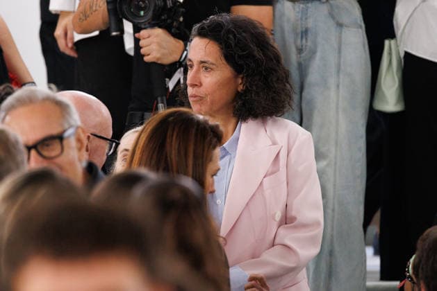 IPA88886623 - Milan, Milan Women™s Fashion Week Spring Summer 2027 - Women™s Fashion, Spring Summer 2027 - Jil Sander fashion show - front row - pictured: Sara Sozzani Maino.  Copyright: xCinziaxCamelax xx IPA88886623