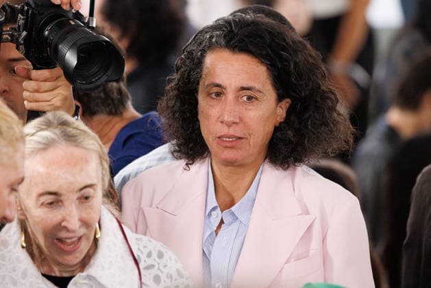 IPA88886633 - Milan, Milan Women™s Fashion Week Spring Summer 2027 - Women™s Fashion, Spring Summer 2027 - Jil Sander fashion show - front row - pictured: Carla Sozzani and Sara Sozzani Maino.  Copyright: xCinziaxCamelax xx IPA88886633