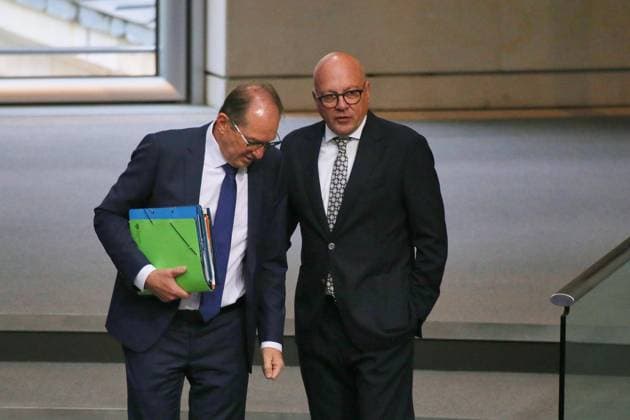 Berlin, Germany, September 24, 2026 German Bundestag 96th Session of the Bundestag Federal Minister of the Interior Alexander Dobrindt (CSU) and Alexander Throm (CDU) Copyright: xdtsxNachrichtenagenturx dts_136187